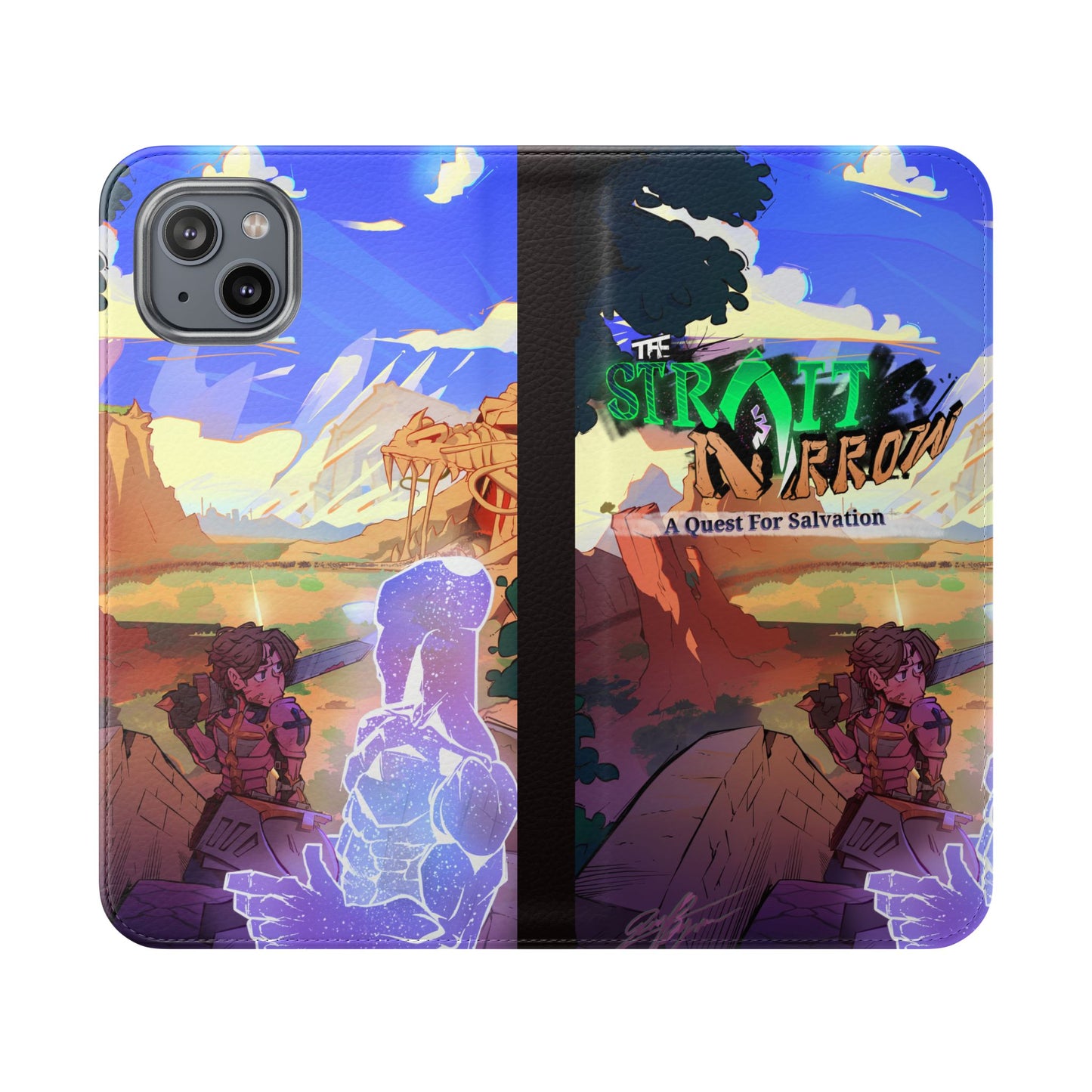 Strait and Narrow | Flip Phone Case