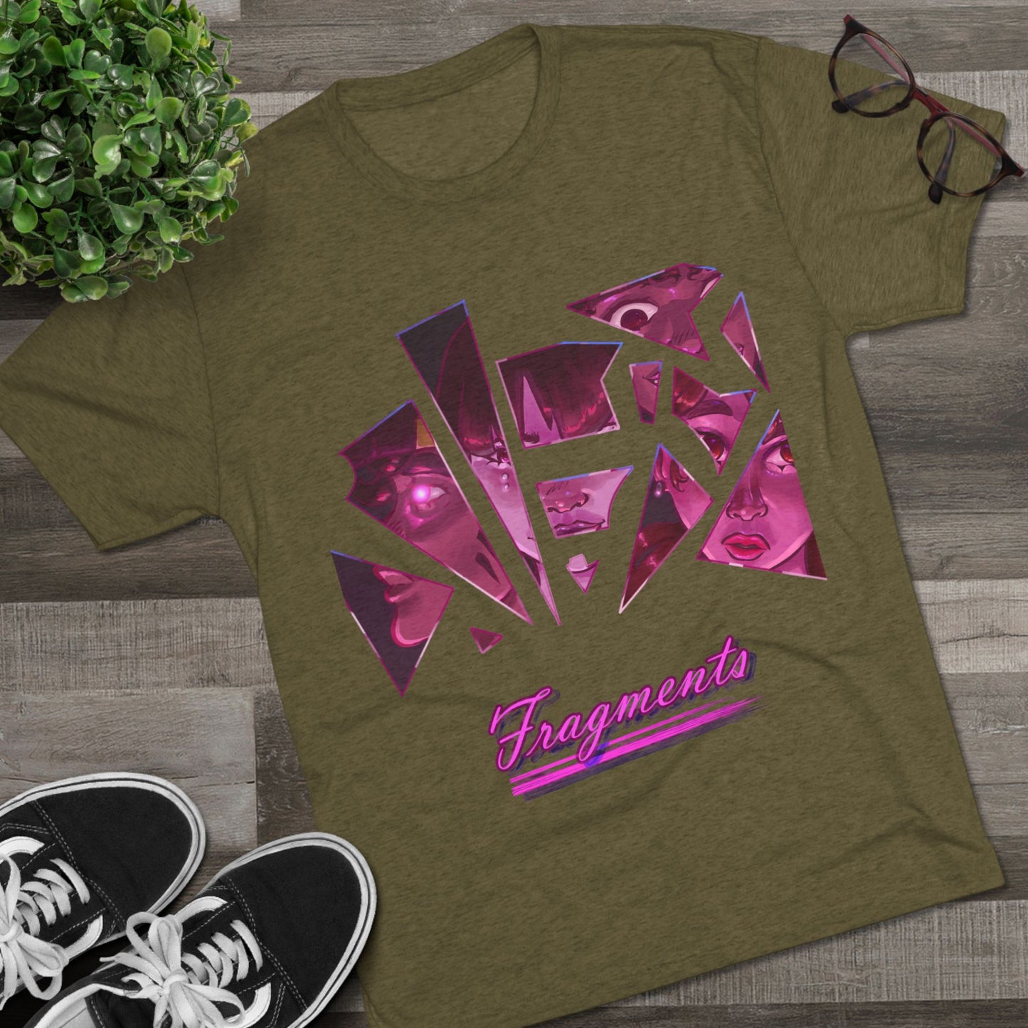 Fragments - Unisex Tri-Blend Crew Tee