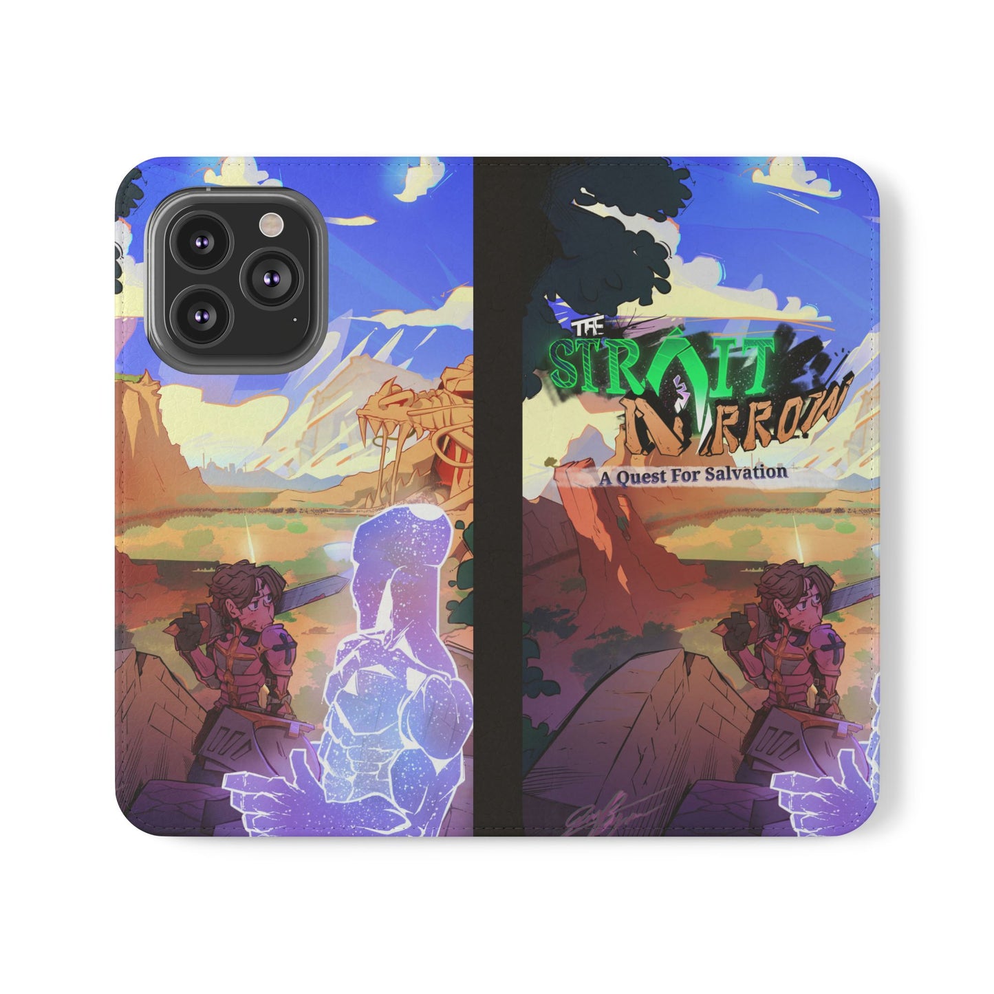 Strait and Narrow | Flip Phone Case