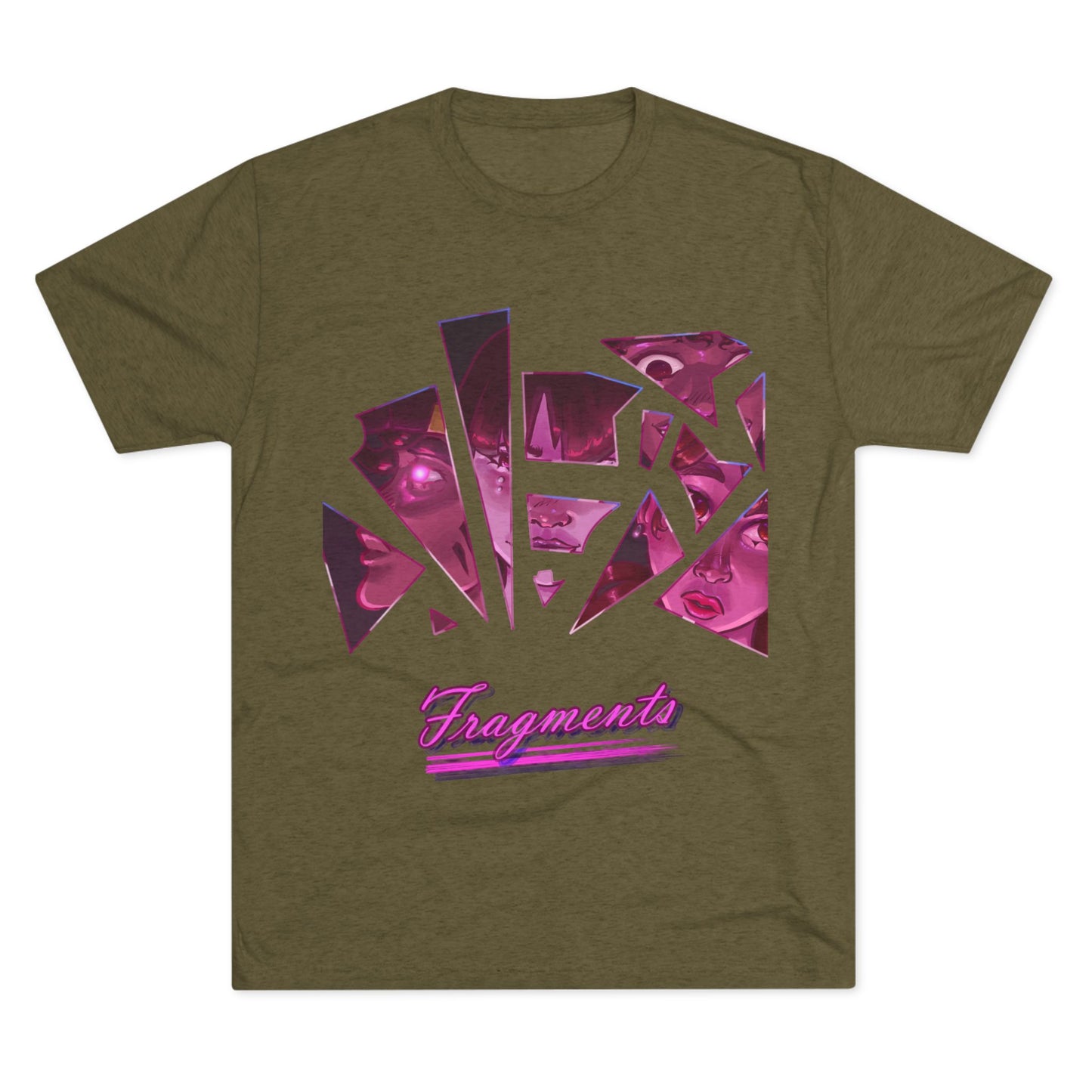 Fragments - Unisex Tri-Blend Crew Tee