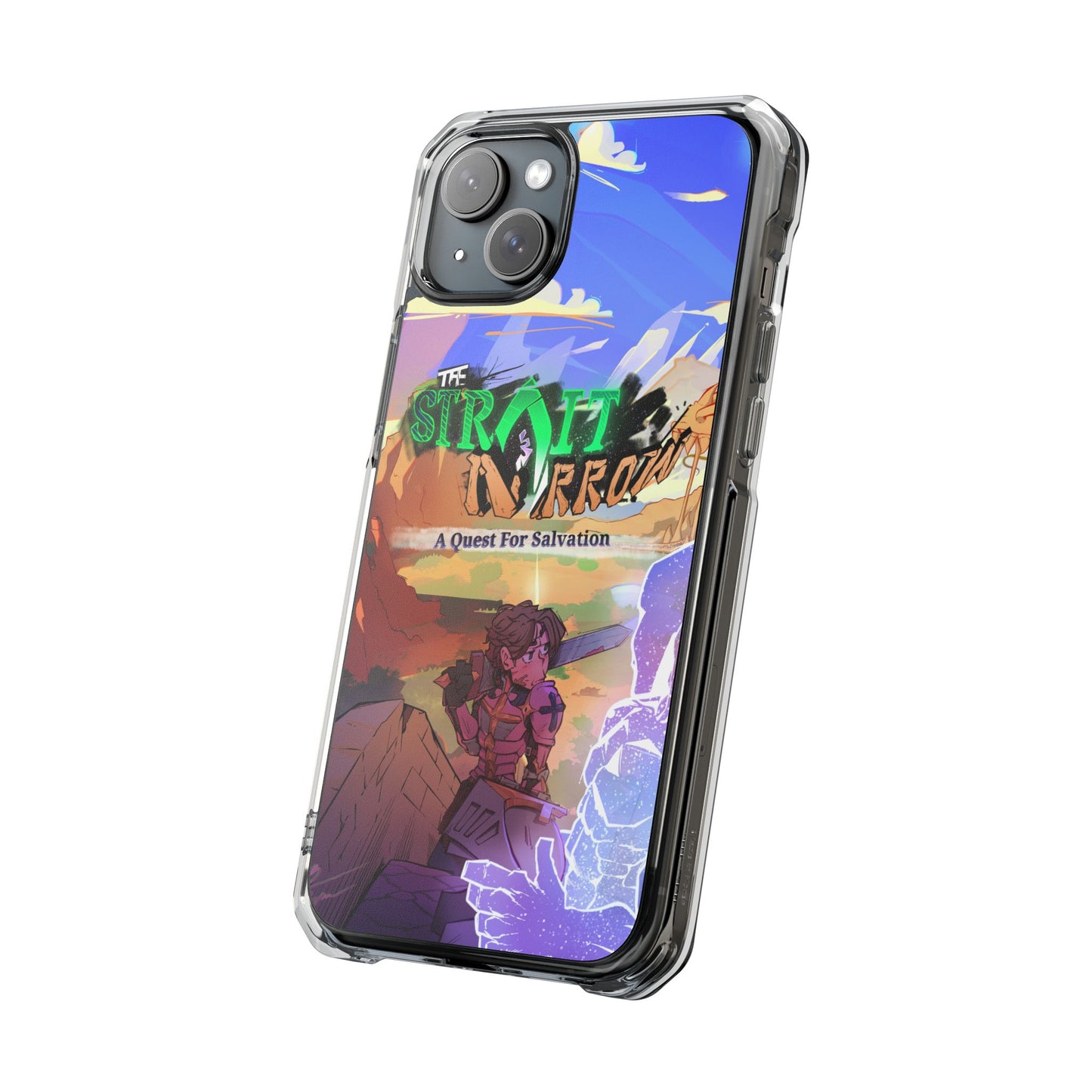 Strait and Narrow Phone Case | Magnetic Clear Impact Case