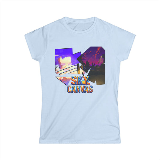 Sky Canvas Women's Tee | Sky Gazing Nature Graphic