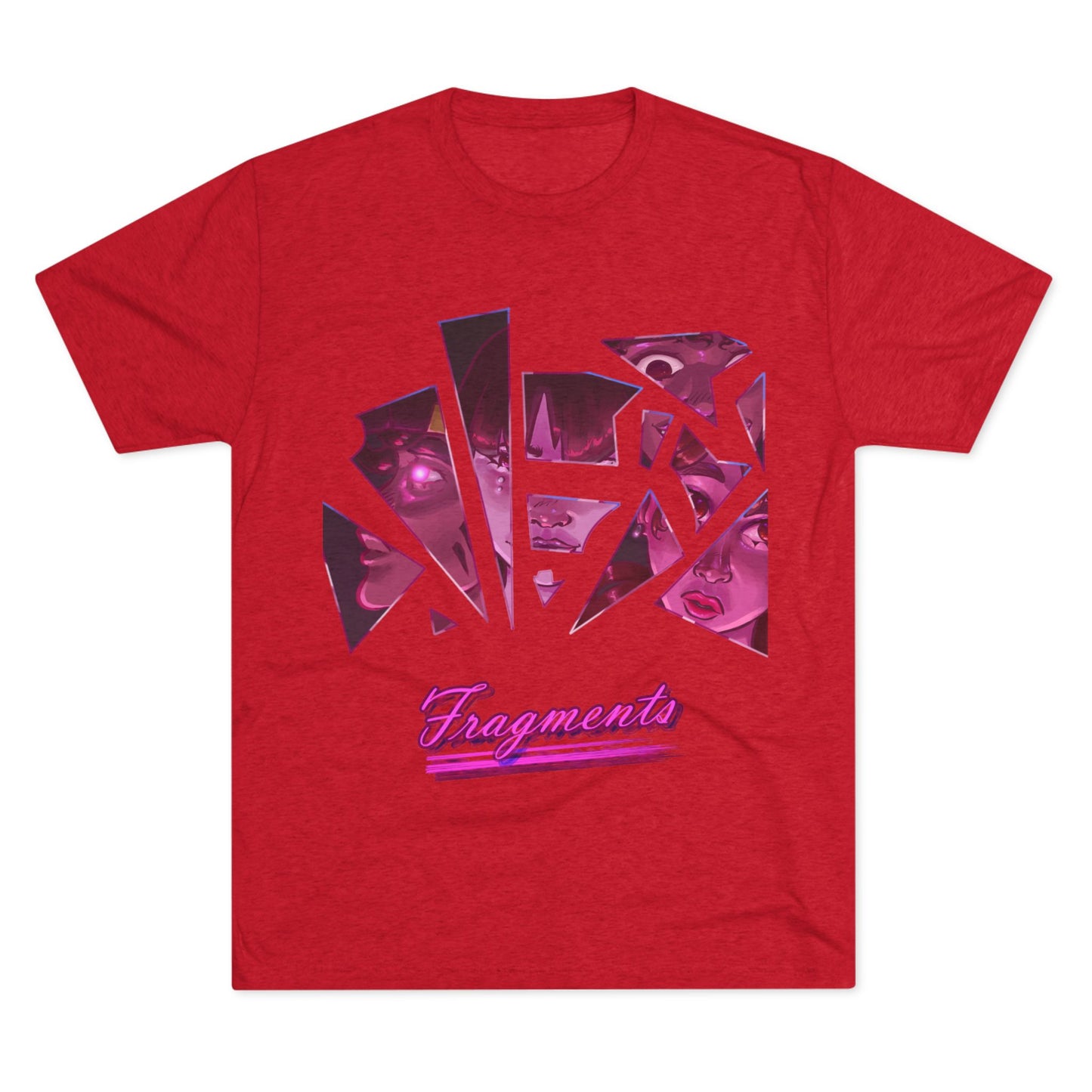 Fragments - Unisex Tri-Blend Crew Tee