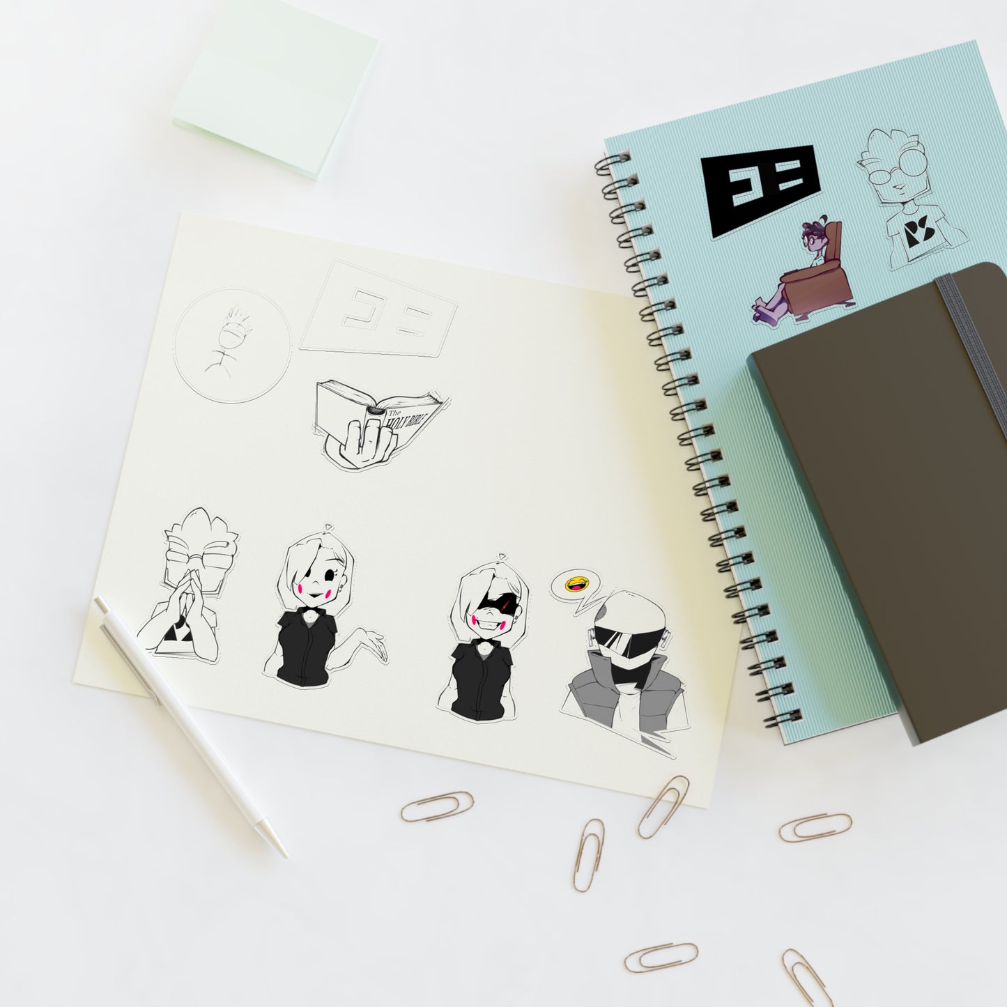 Skitairion Characters | Sticker Sheets | Set #1