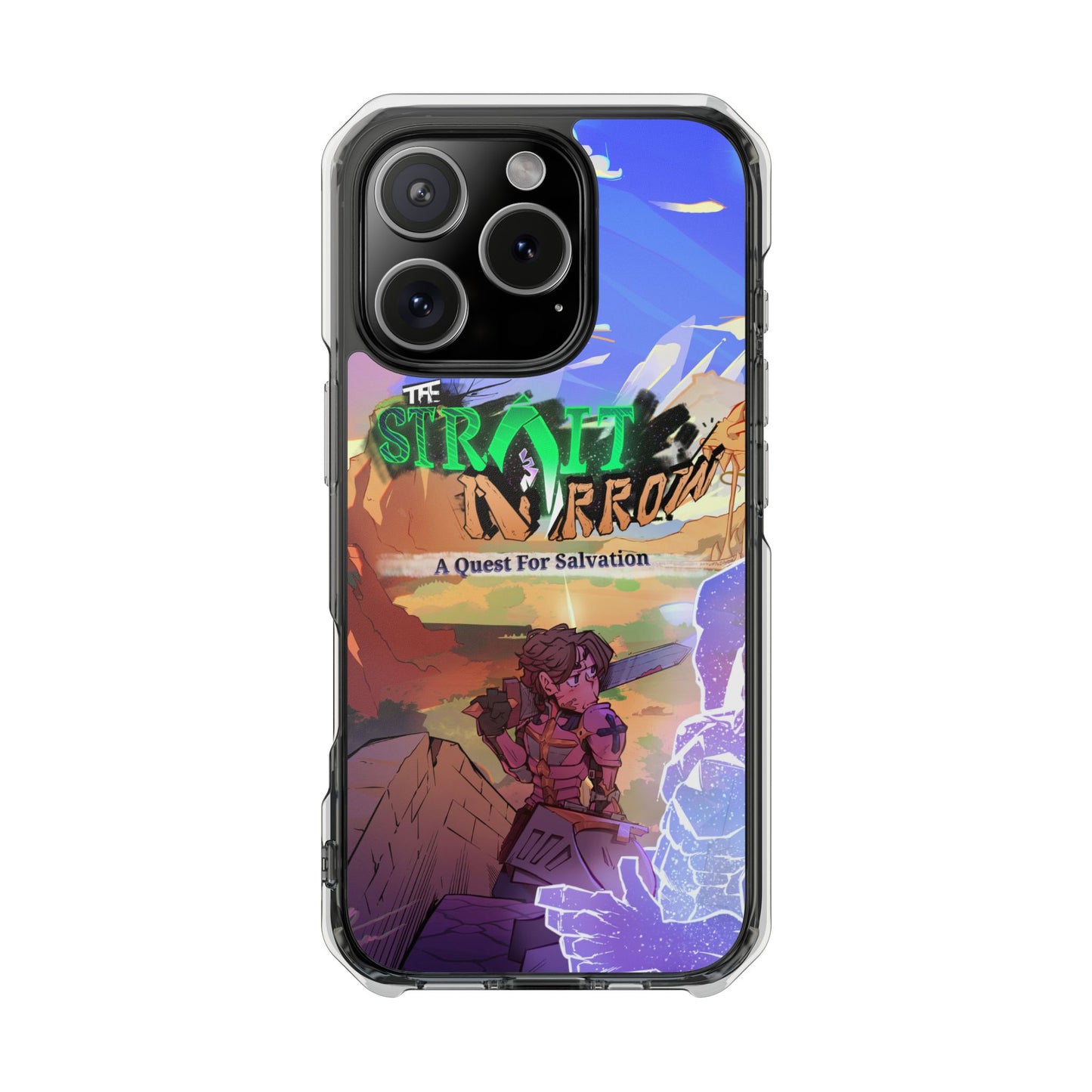 Strait and Narrow Phone Case | Magnetic Clear Impact Case