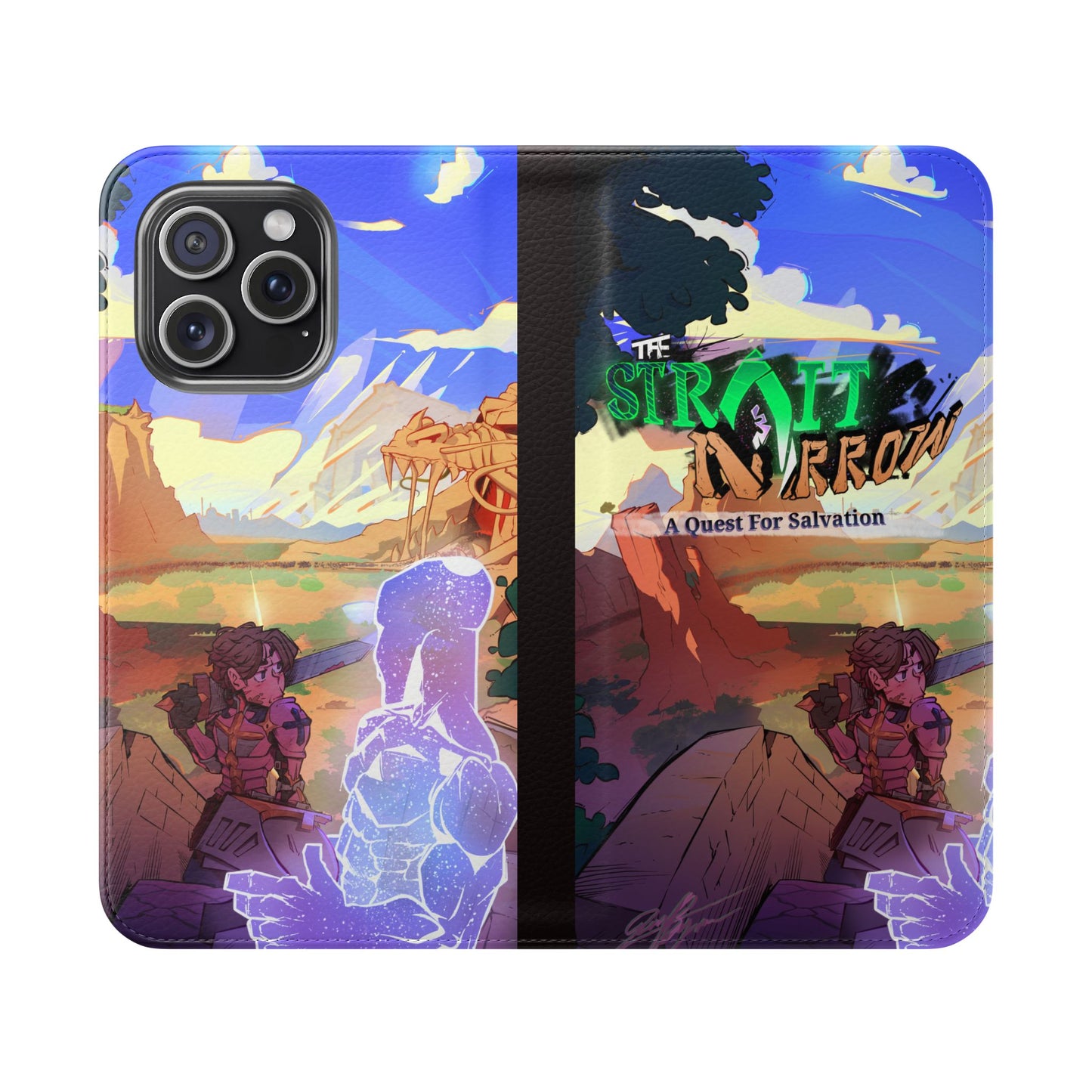 Strait and Narrow | Flip Phone Case