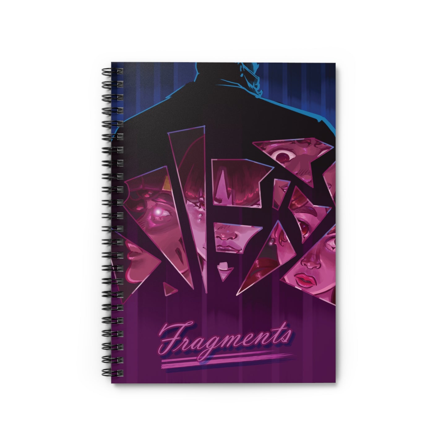 Fragments Spiral Notebook — Ruled Journal for Writers
