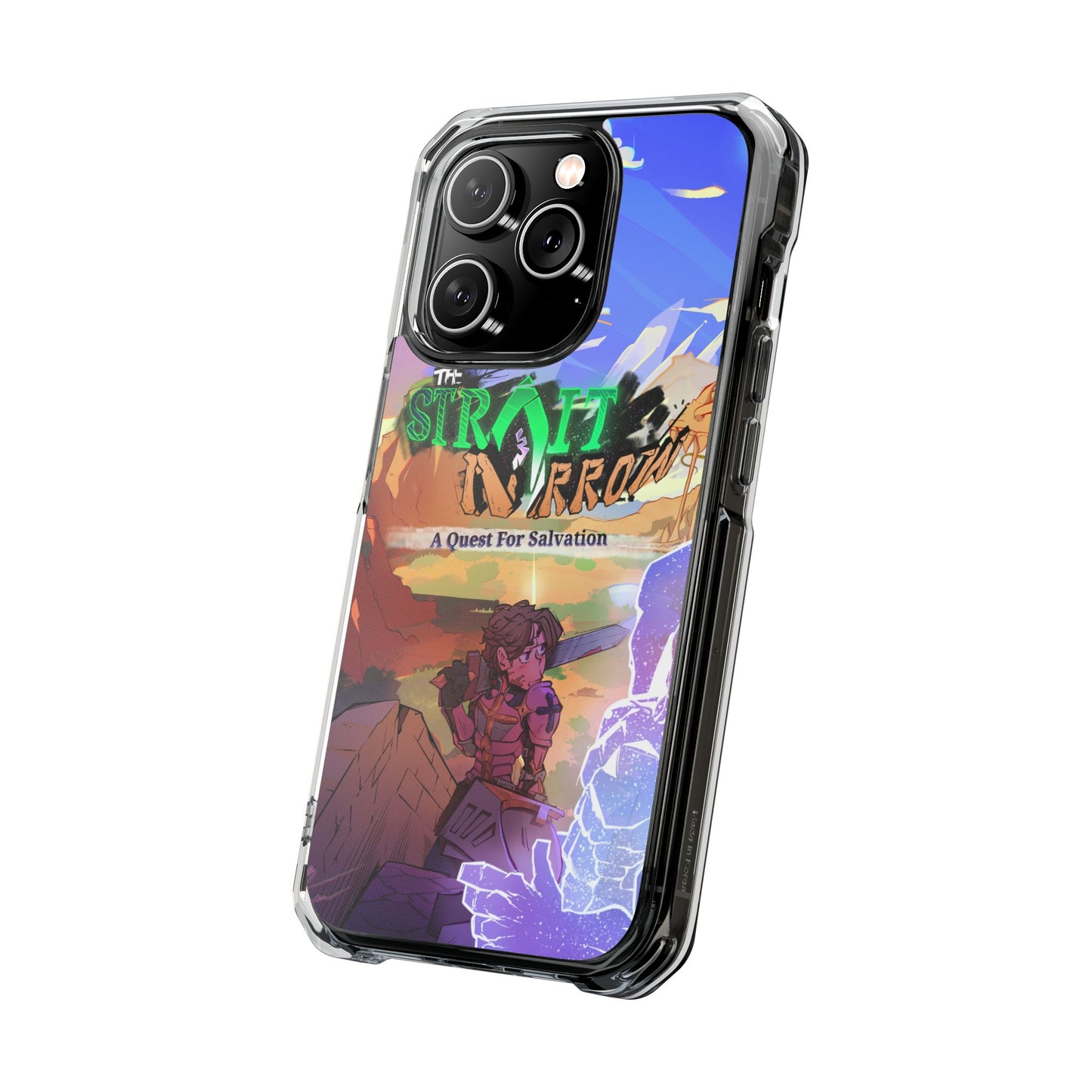 Strait and Narrow Phone Case | Magnetic Clear Impact Case
