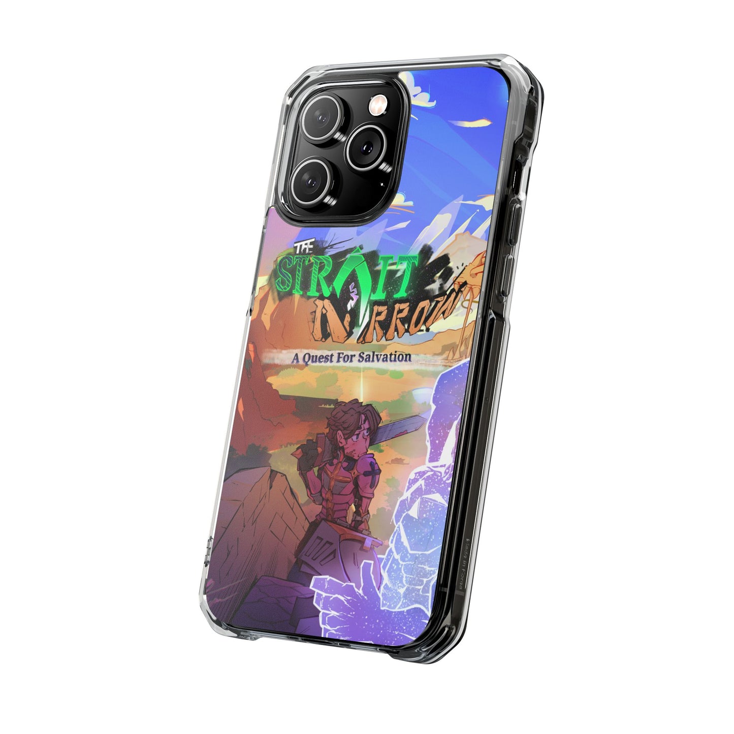 Strait and Narrow Phone Case | Magnetic Clear Impact Case