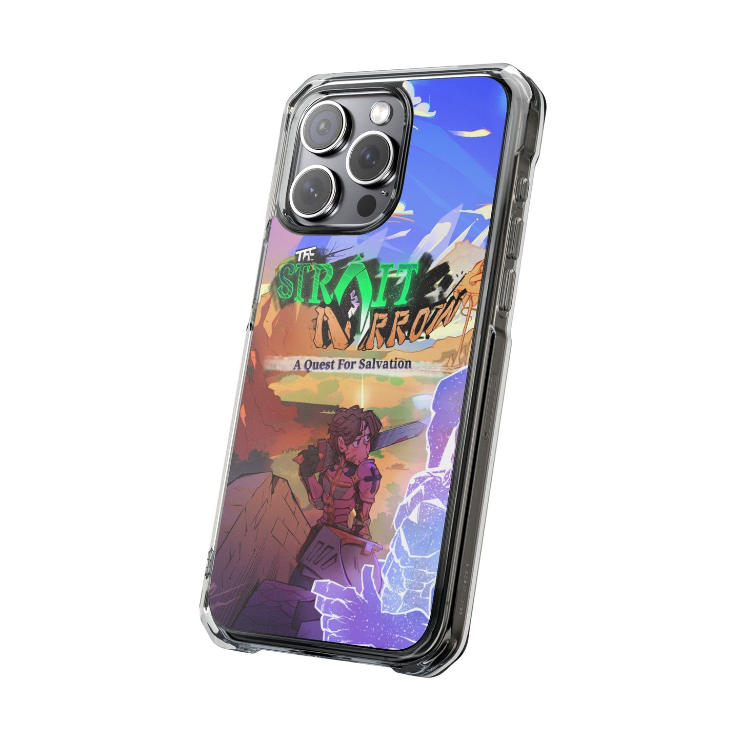 Strait and Narrow Phone Case | Magnetic Clear Impact Case