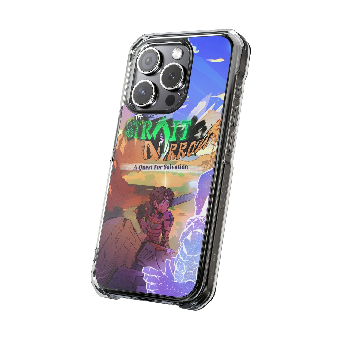 Strait and Narrow Phone Case | Magnetic Clear Impact Case