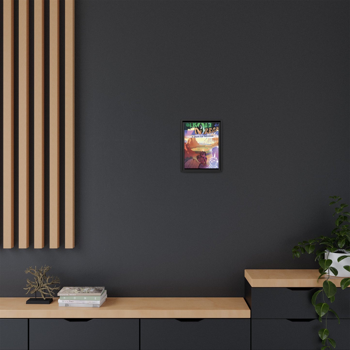 Strait and Narrow | Matte Canvas Wall Art (Framed)