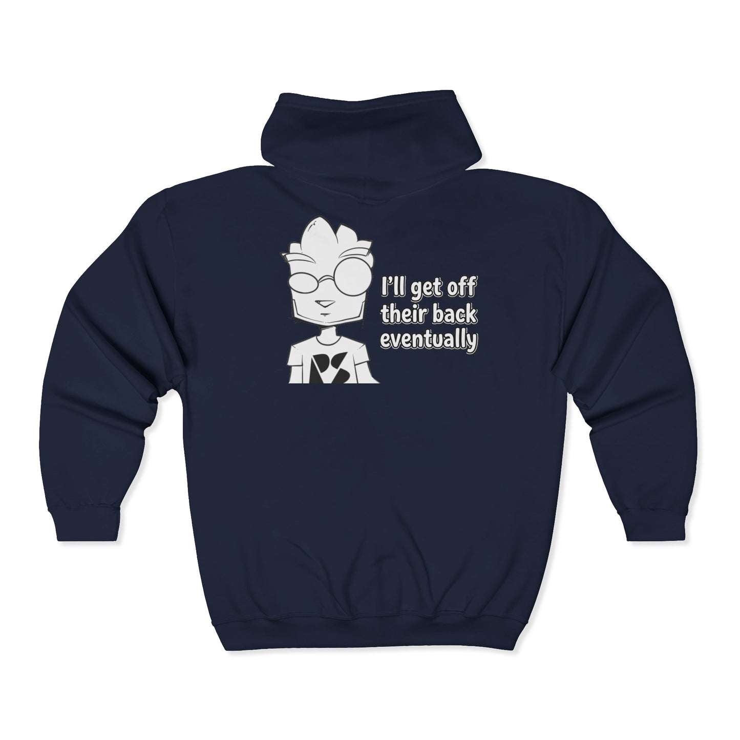 Off My Back Storyteller | Funny Zip Hoodie