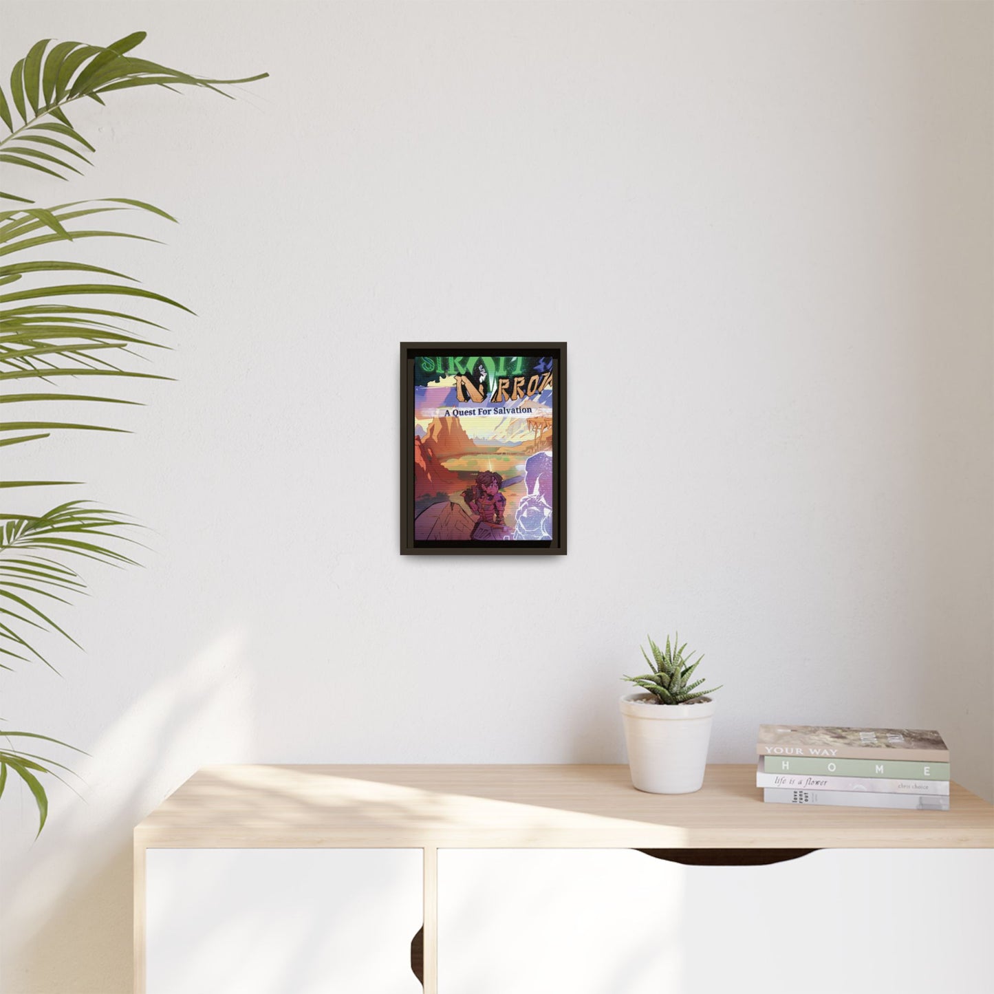 Strait and Narrow | Matte Canvas Wall Art (Framed)