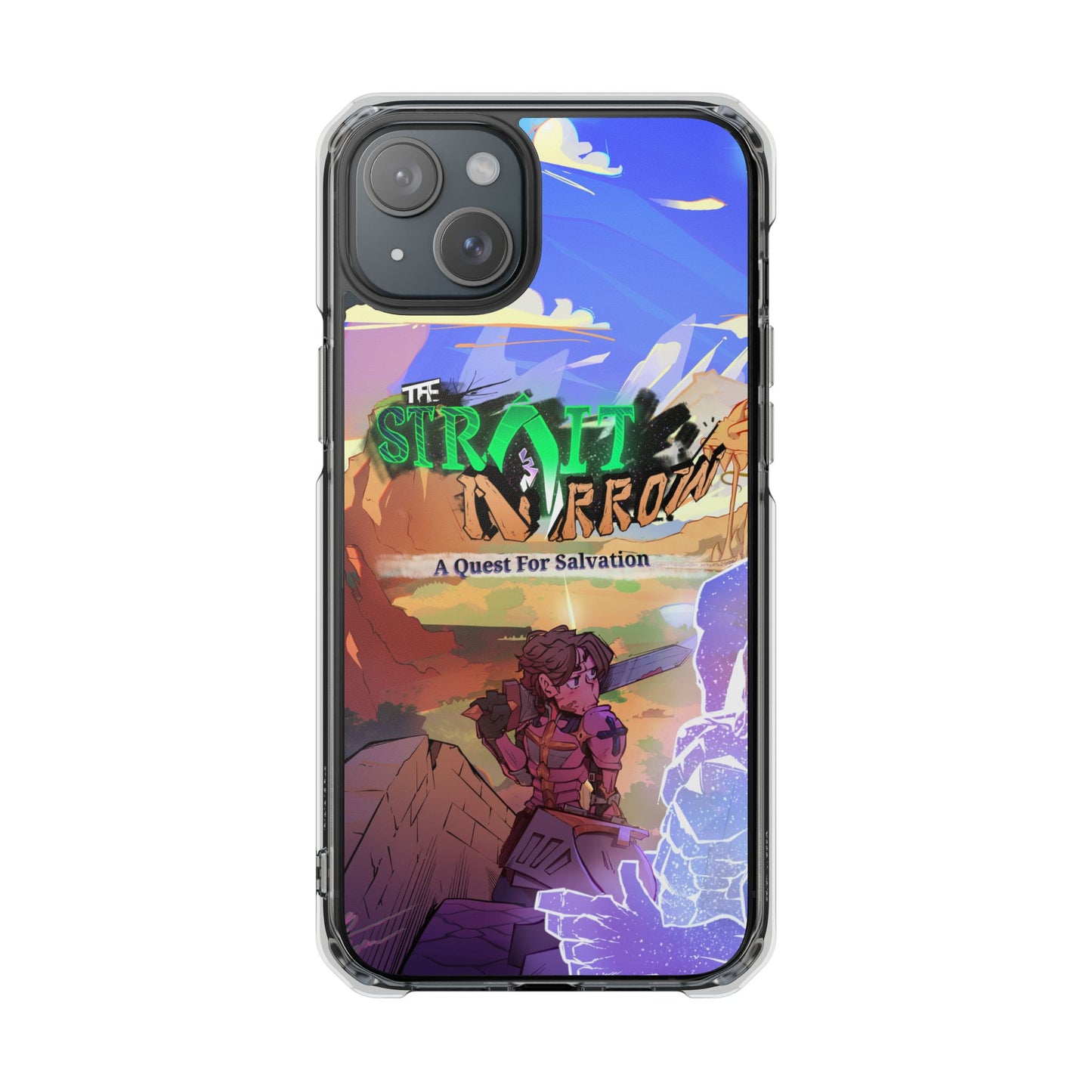 Strait and Narrow Phone Case | Magnetic Clear Impact Case