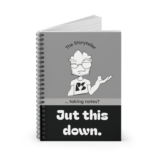 Silly Storyteller Spiral Notebook — Ruled Writing Journal for Kids & Creative Writers