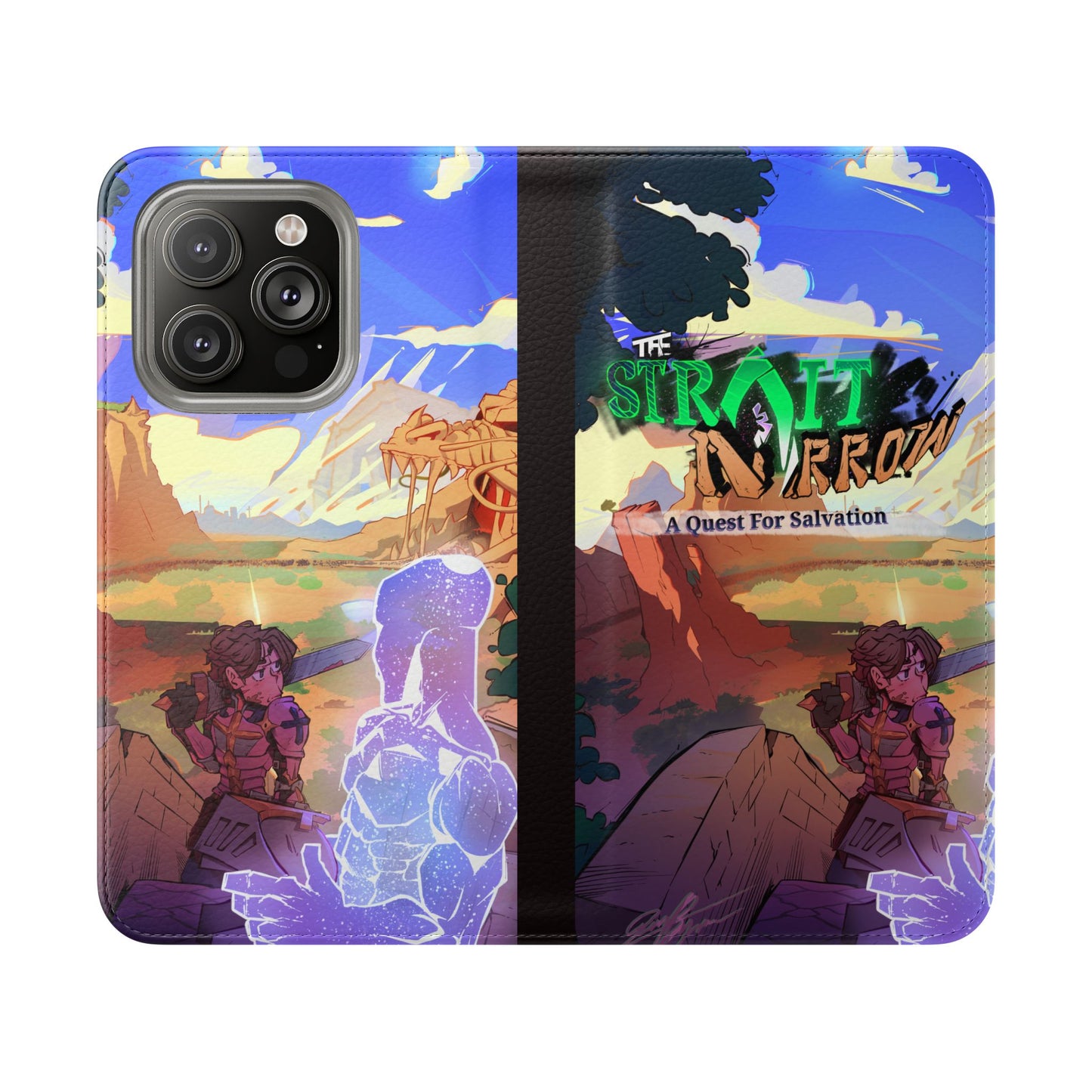 Strait and Narrow | Flip Phone Case