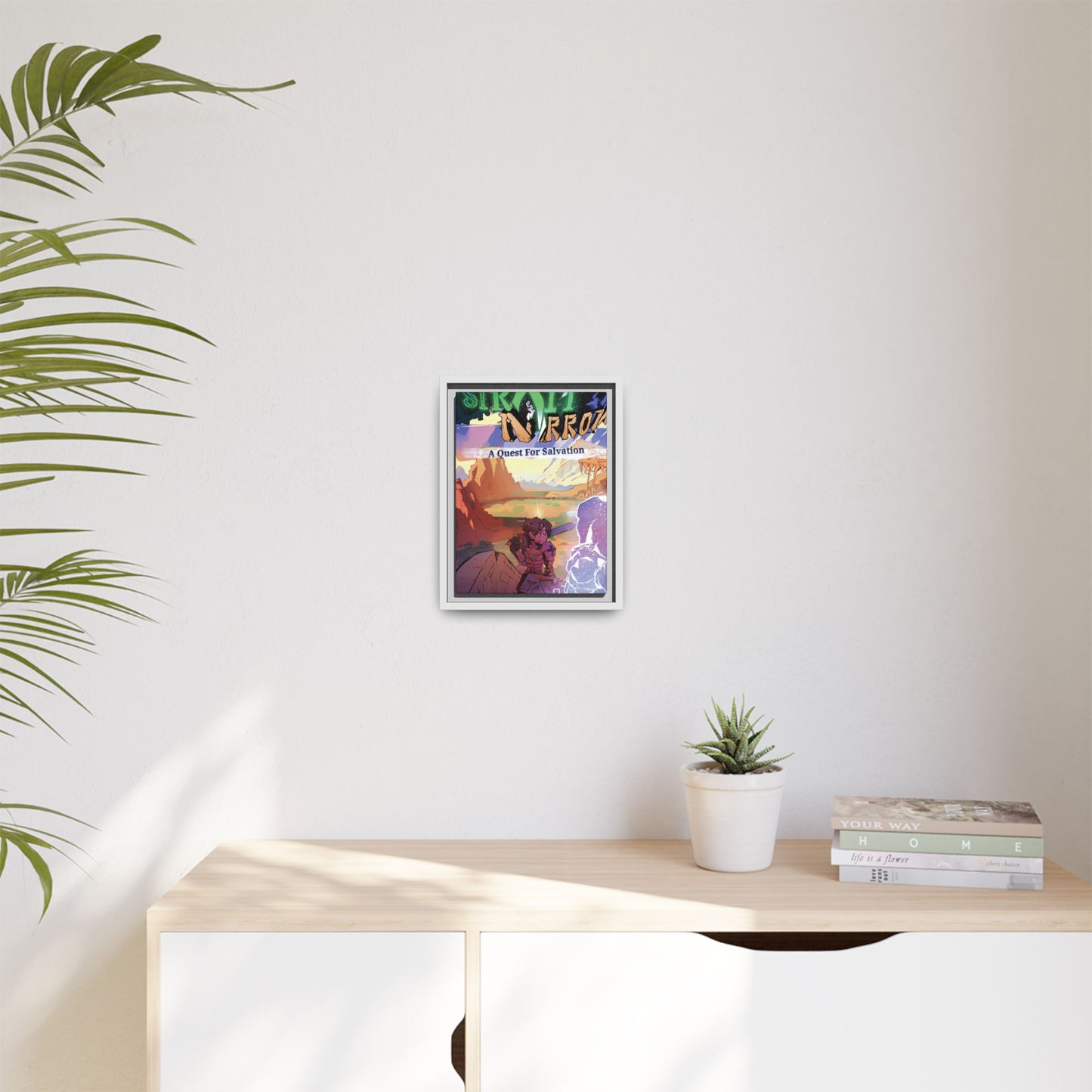 Strait and Narrow | Matte Canvas Wall Art (Framed)