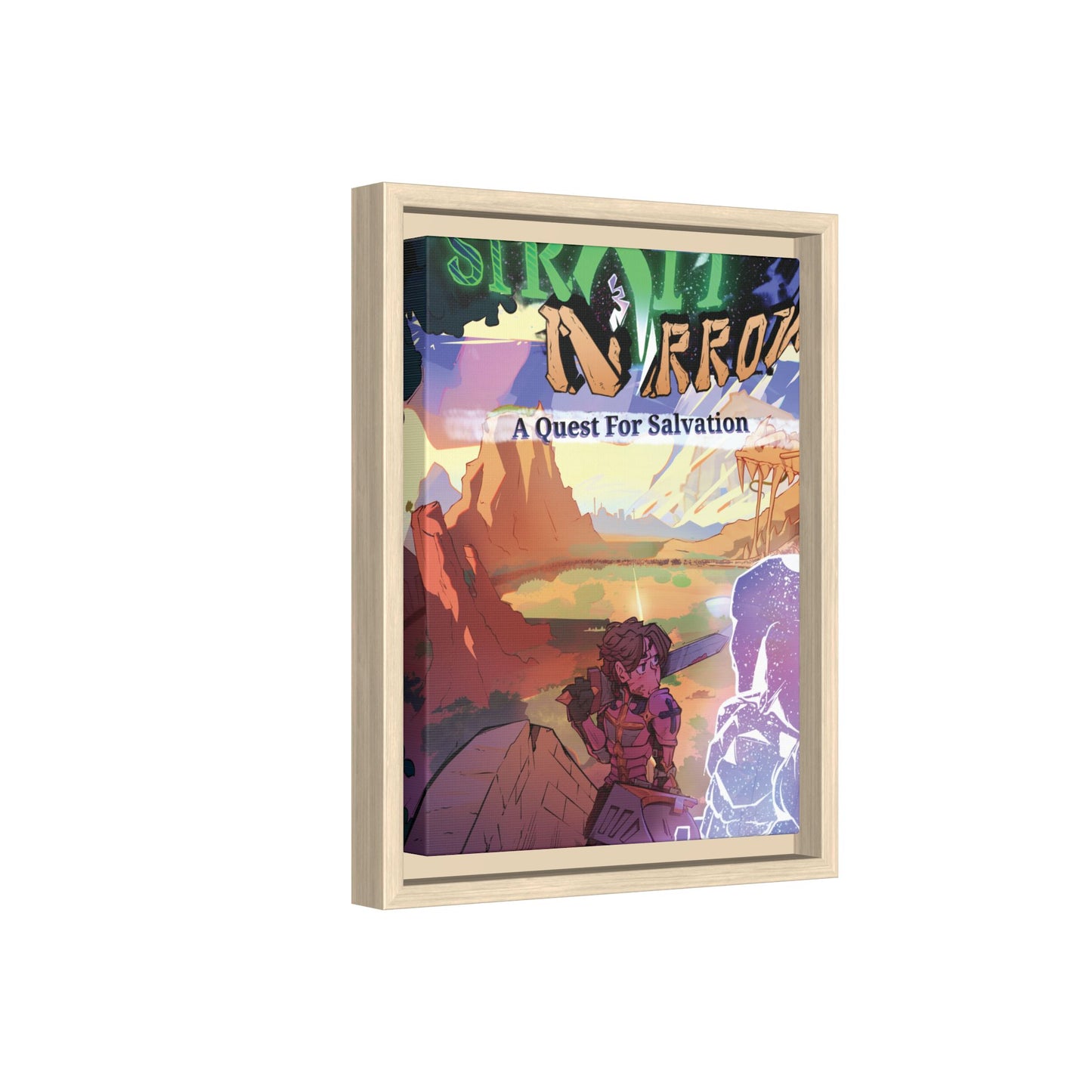 Strait and Narrow | Matte Canvas Wall Art (Framed)