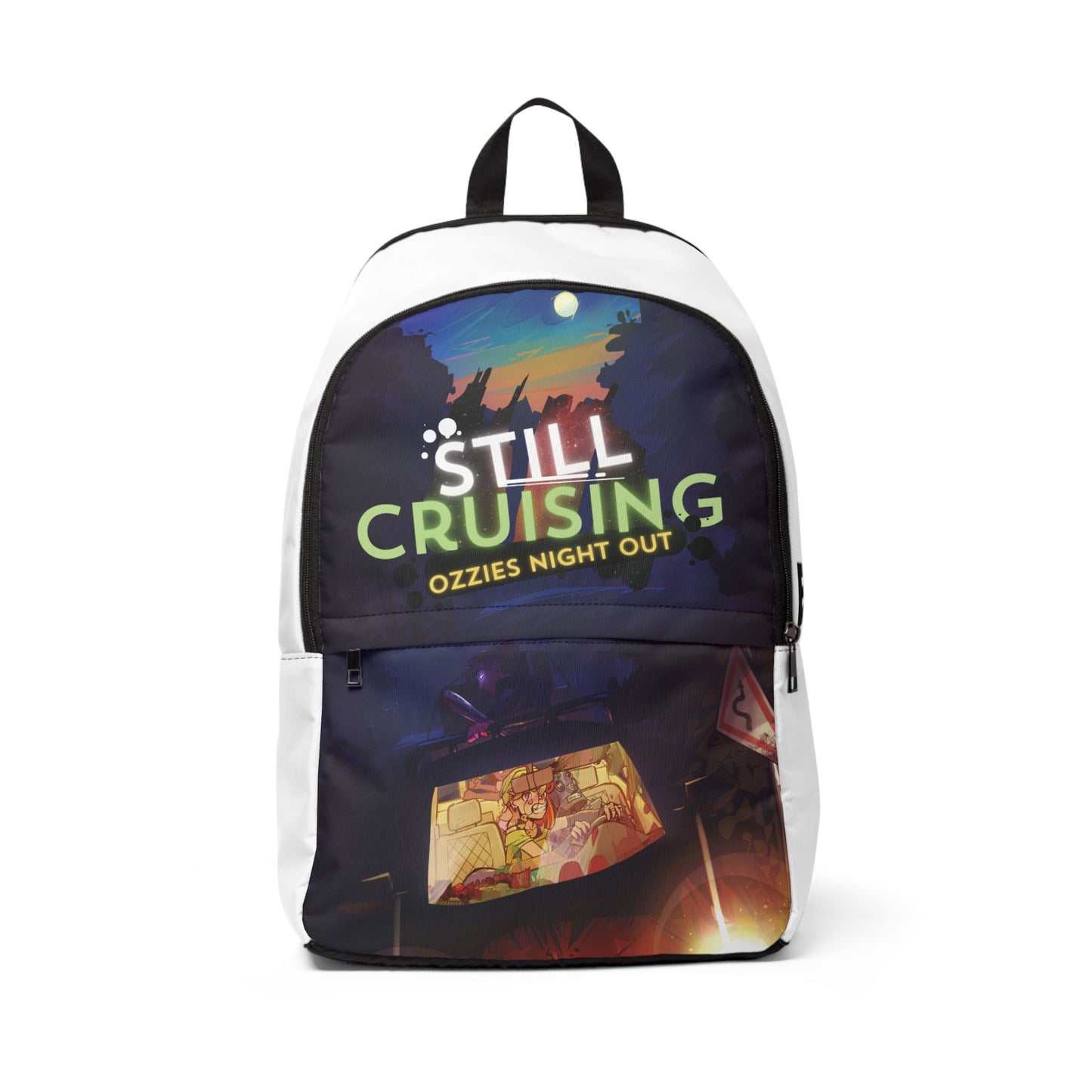 Still Cruising | White Road Trip Backpack