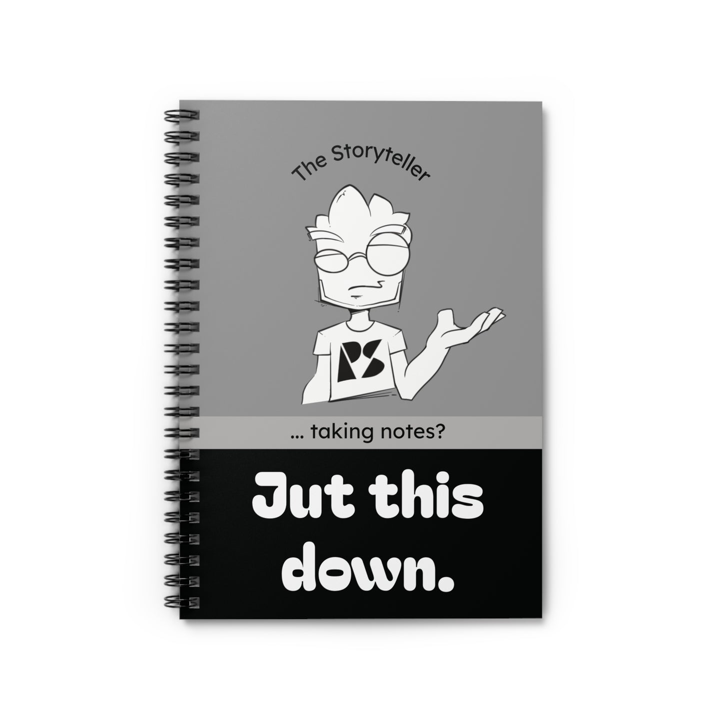 Silly Storyteller Spiral Notebook — Ruled Writing Journal for Kids & Creative Writers