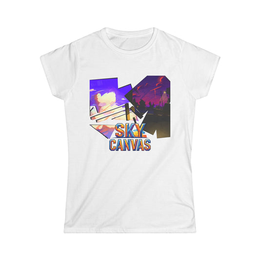 Sky Canvas Women's Tee | Sky Gazing Nature Graphic