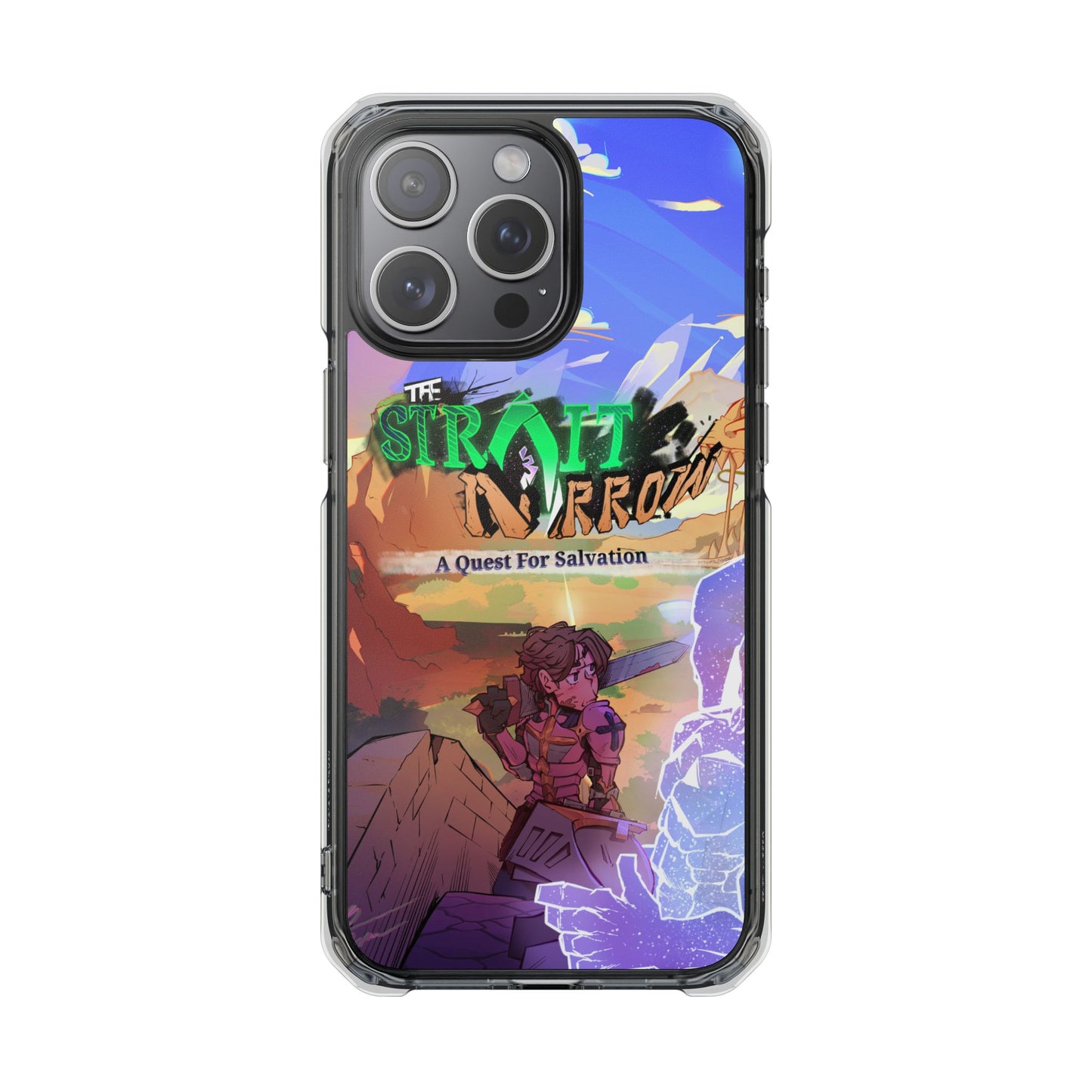 Strait and Narrow Phone Case | Magnetic Clear Impact Case