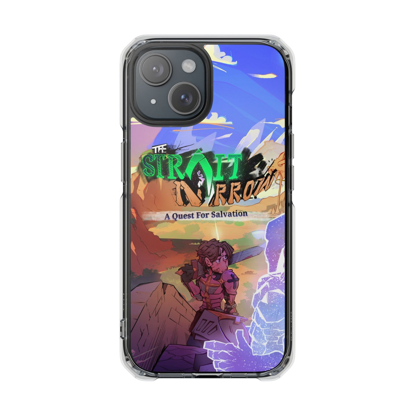 Strait and Narrow Phone Case | Magnetic Clear Impact Case
