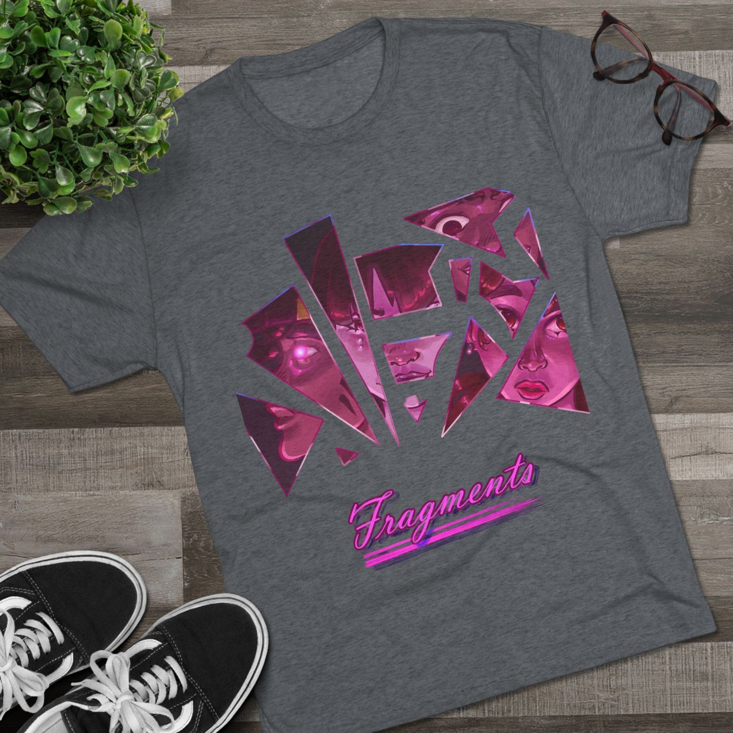 Fragments - Unisex Tri-Blend Crew Tee