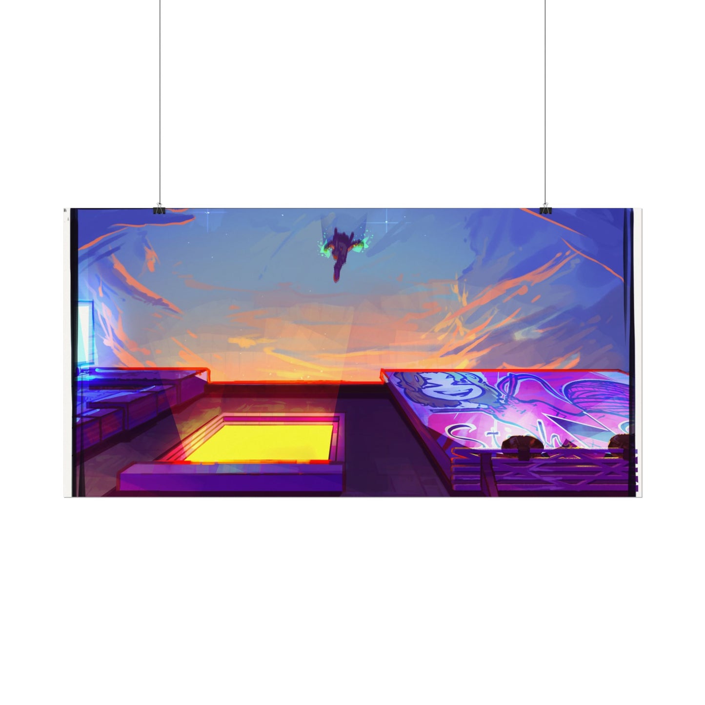 Fragments Comic Panel | Watercolor Matte Posters