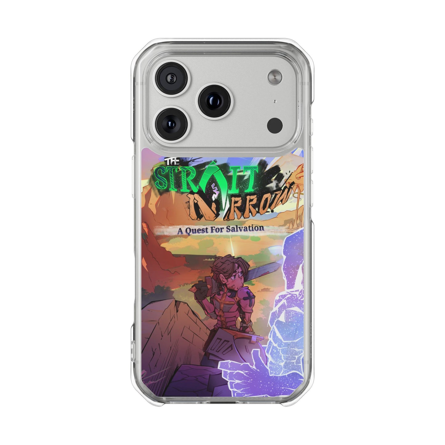 Strait and Narrow Phone Case | Magnetic Clear Impact Case