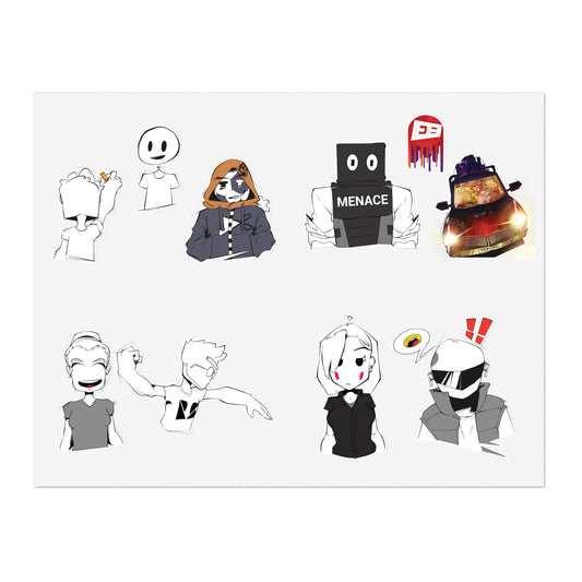 Skitairion Characters | Sticker Sheets | Set #2