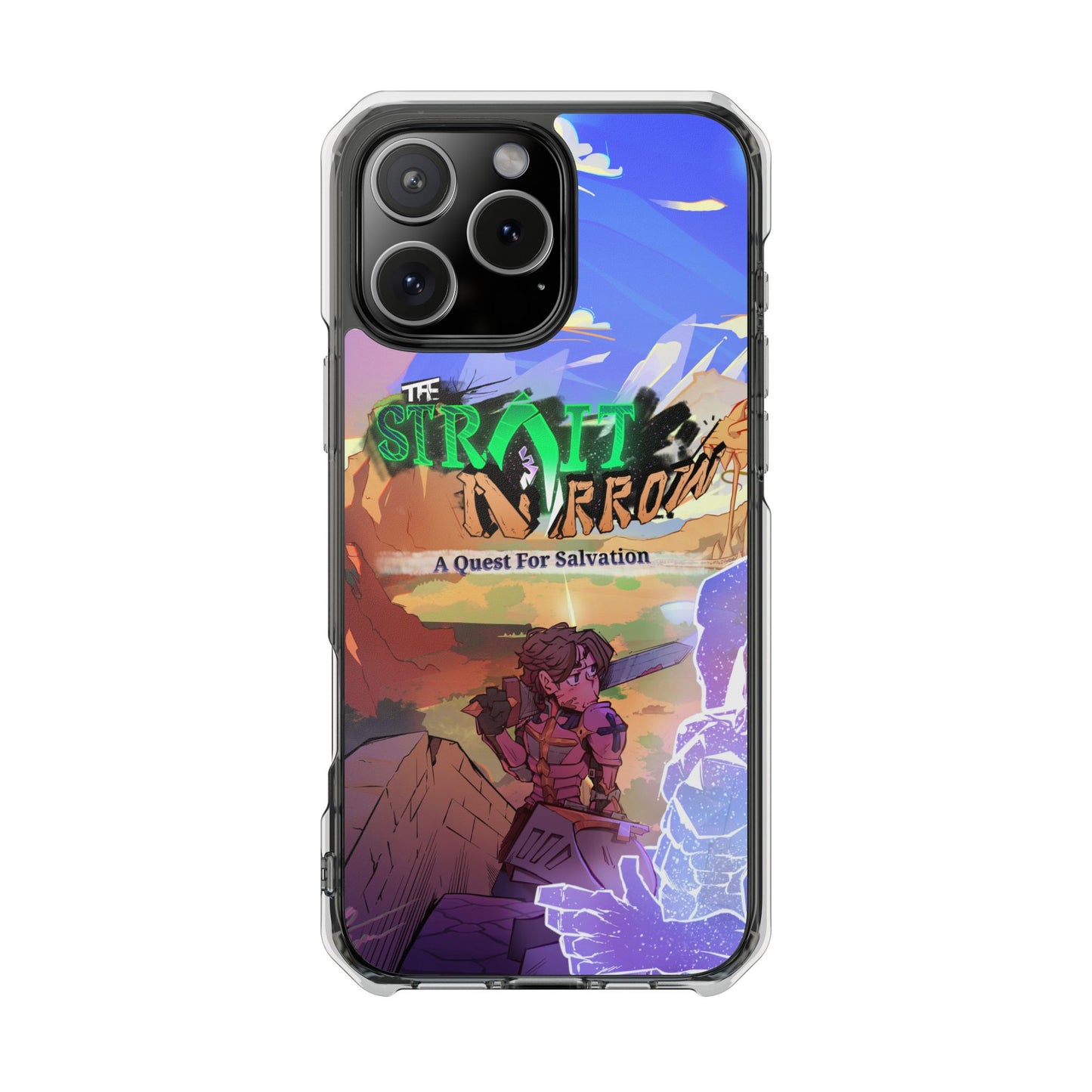 Strait and Narrow Phone Case | Magnetic Clear Impact Case