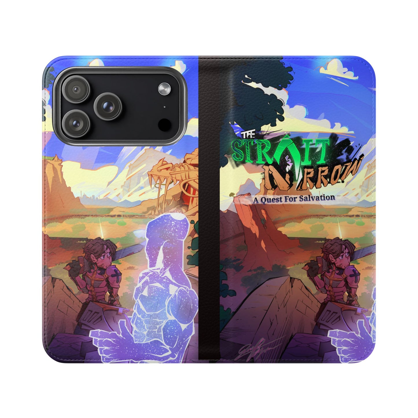 Strait and Narrow | Flip Phone Case
