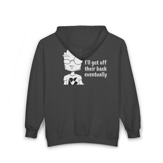 Off My Back Storyteller | Funny Zip Hoodie