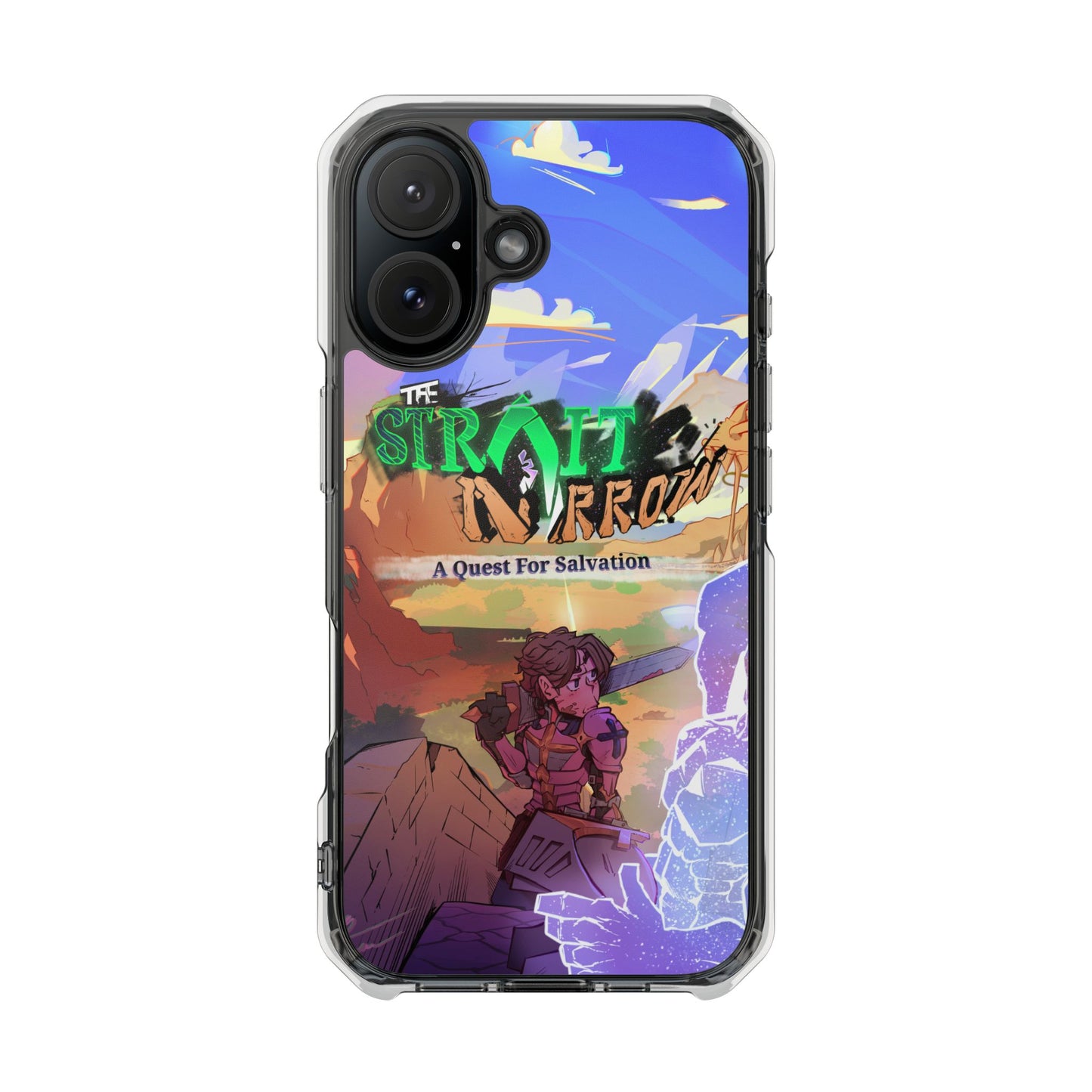 Strait and Narrow Phone Case | Magnetic Clear Impact Case