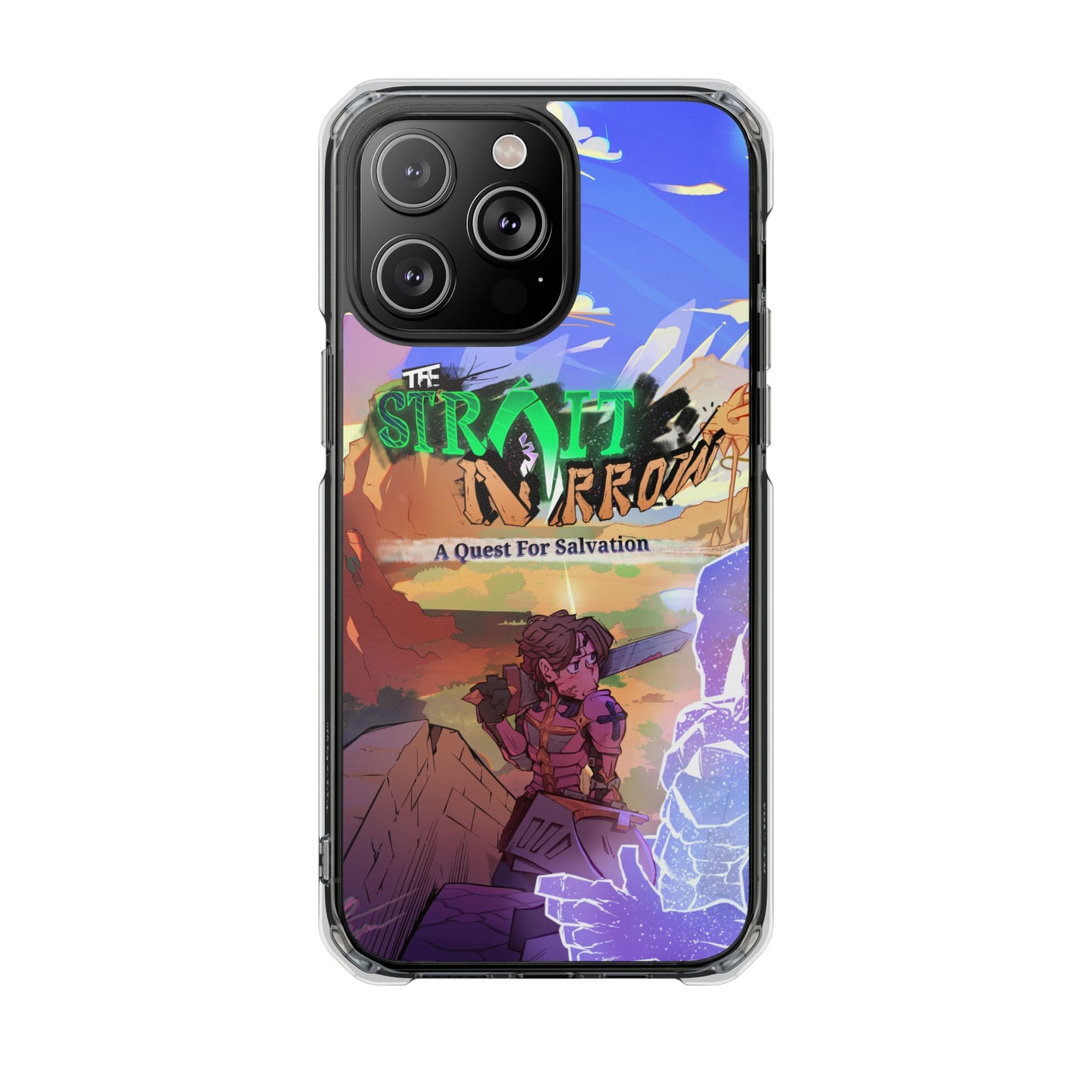 Strait and Narrow Phone Case | Magnetic Clear Impact Case