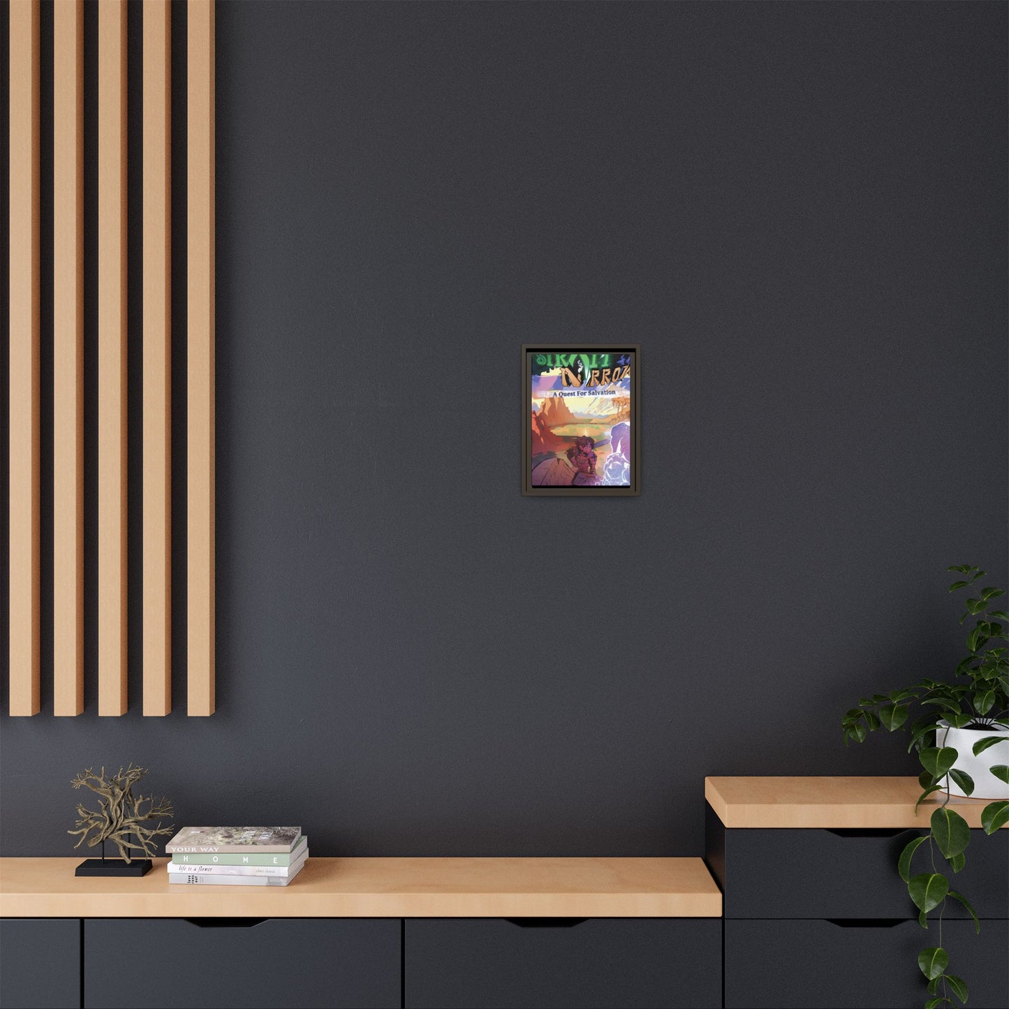 Strait and Narrow | Matte Canvas Wall Art (Framed)