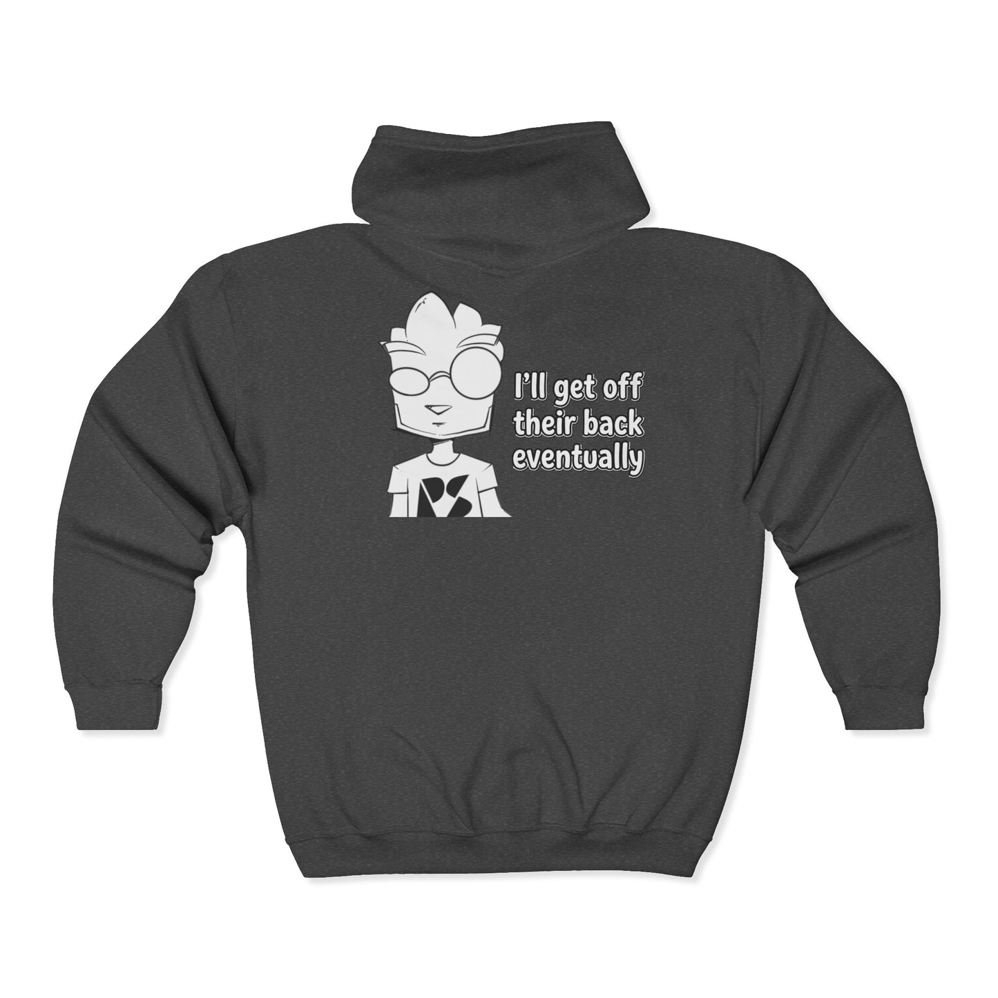 Off My Back Storyteller | Funny Zip Hoodie
